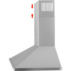 Каминная вытяжка Simfer 8662 SM монтируется к стене отвод / циркуляция Макс. производительность 500 куб. м/ч ширина для установки 60 см механическое управление тихий двигатель