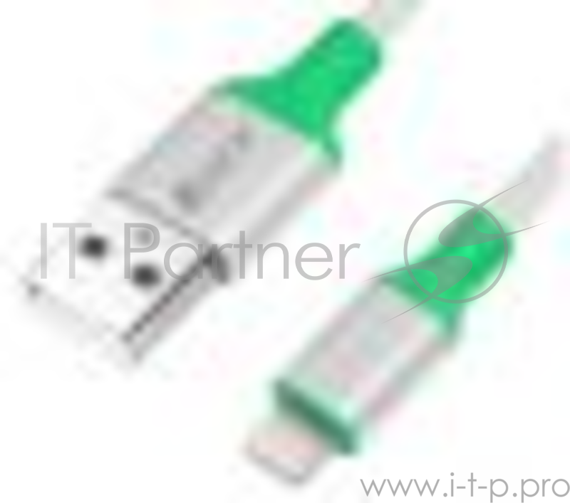 Кабель Greenconnect Кабель 0.5m Apple USB 2.0 AM/Lightning 8 pin для Iphone 5/6/7/8/X - поддержка всех IOS, белый, алюминиевый корпус серебро, зеленый ПВХ, GCR-50504(GCR-50504)