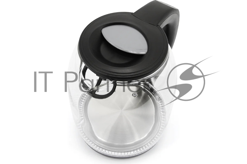 ATLANTA, ATH-2532 черн, Чайник стекло Стекло, 1,7л, 2200Вт, ЦИФРОВОЙ КОНТРОЛЛЕР ТЕМПЕРАТУРЫ НА РУЧКЕ, черный, температурная иллюминация, защита от перегрева без воды.