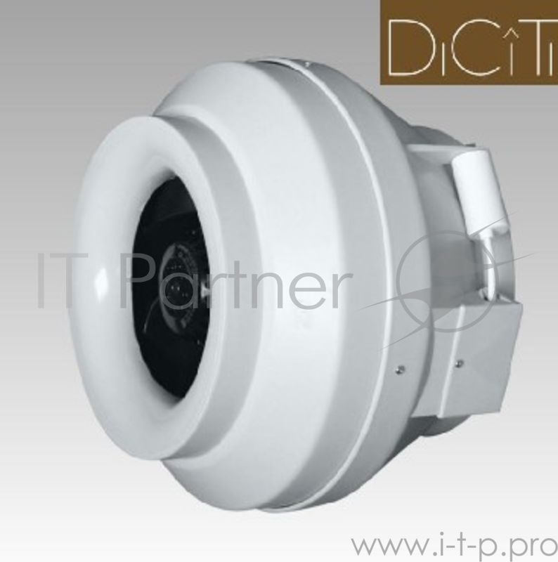 DICITI CYCLONE-EBM 250 СYCLONE-EBM 250, Вентилятор центробежный канальный приточно-вытяжной пластиковый BB D250