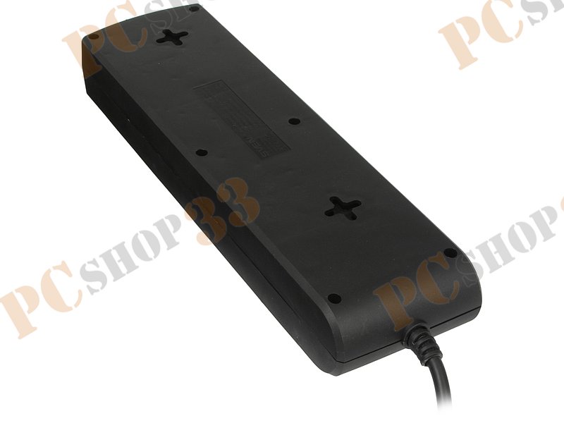 Сетевой фильтр на 5 розеток Sven SF-05PL, черный (1.8м)