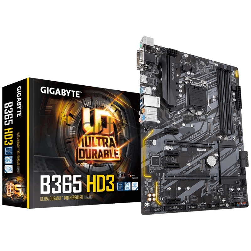 Материнская плата B365 S1151 ATX B365 HD3 GIGABYTE