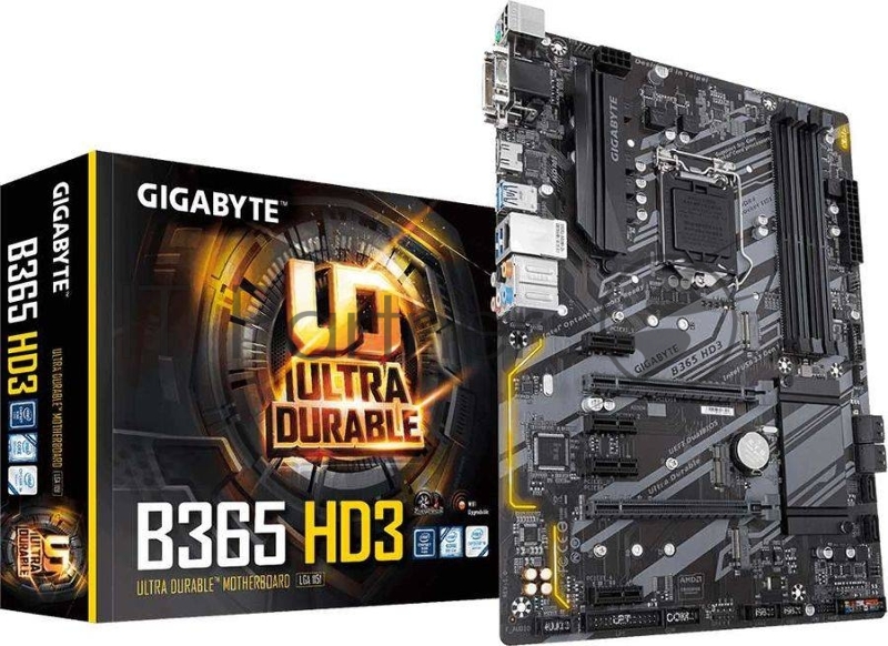 Материнская плата B365 S1151 ATX B365 HD3 GIGABYTE