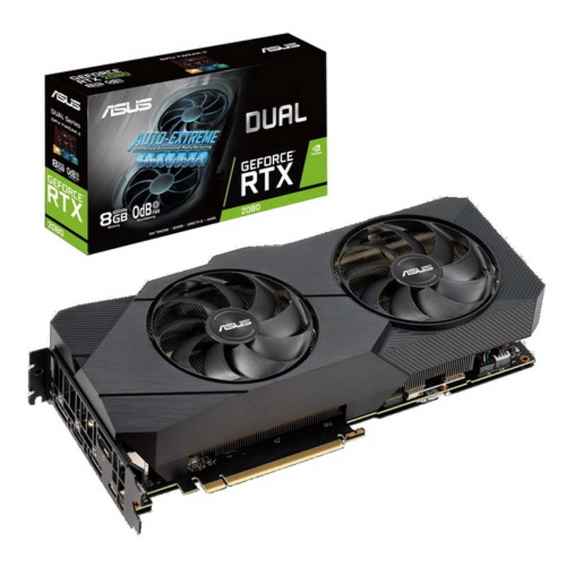 Видеокарта ASUS DUAL-RTX2080S-8G-EVO /RTX2080S,HDMI*1,DP*3,8G,D6