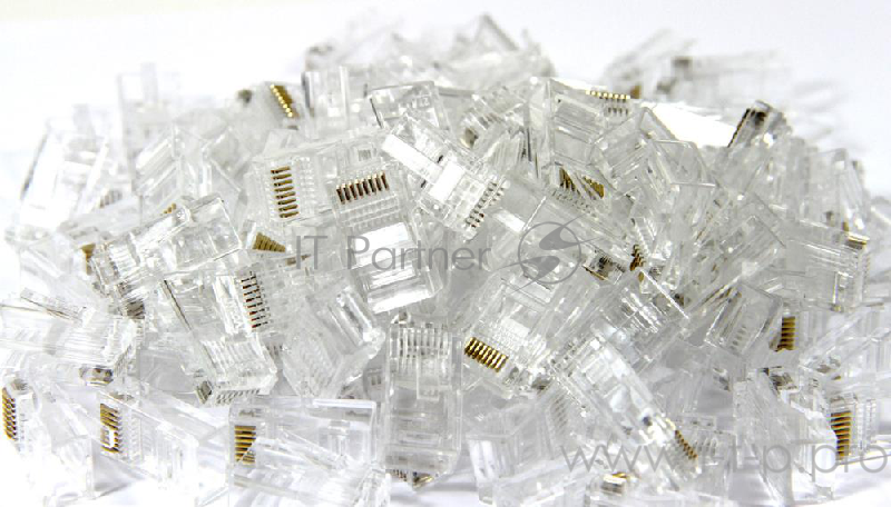 Коннекторы RJ-45 для UTP кабеля 5 кат. ( 100 шт.) VCOM (VNA2200)
