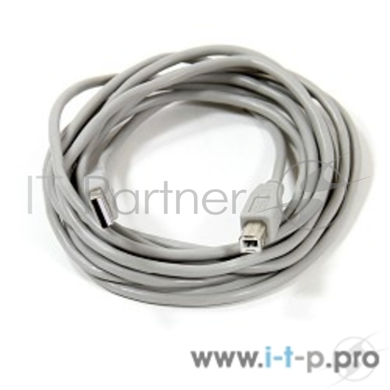 Кабель Aopen/Qust Кабель соединительный USB2.0 AM/BM 3m серый (ACU201-3MG) 6938510853943