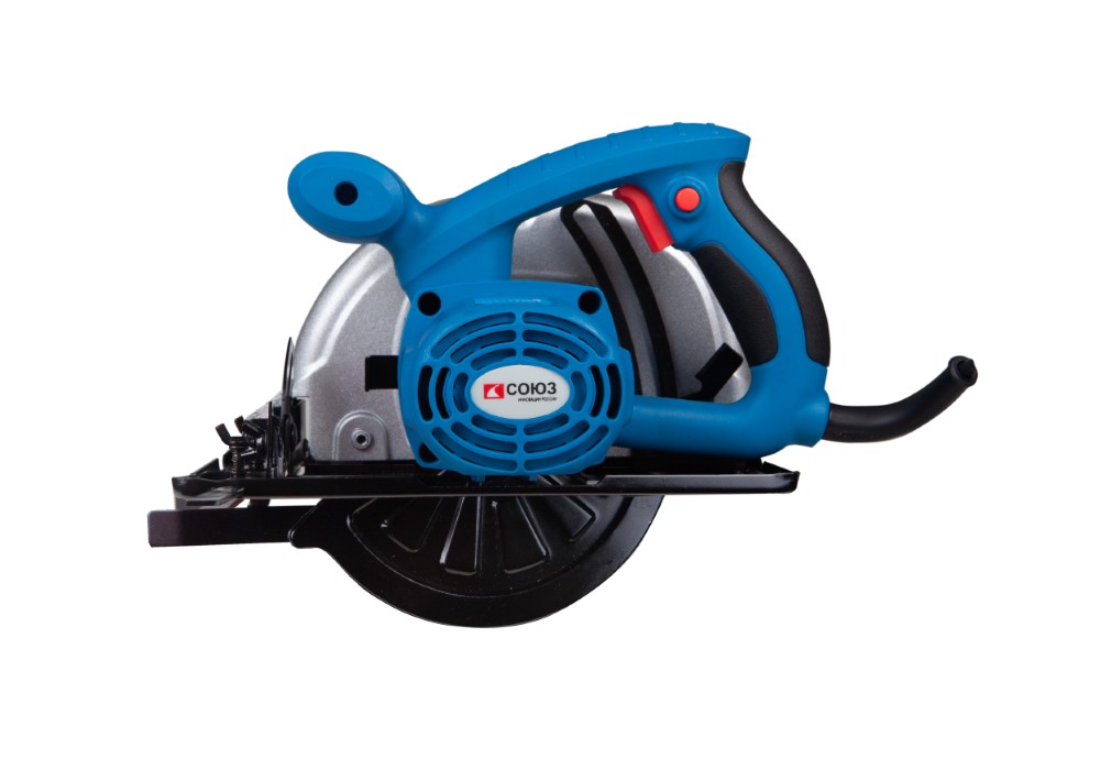 ЦПС-51185 Пила циркулярная 1500Вт,диск 185х20мм, пропил-63мм, БЛОК.ШПИНД,подкл.к пылесосу СОЮЗ