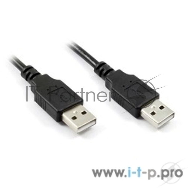 Кабель Greenconnect Кабель интерфейсный USB 2.0 1m GCR-UM2M-BB2S-1.0m AM / AM, AWG 28/28 Premium, двойное экранирование, антифриз, черный