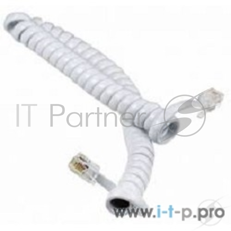 Кабель REXANT (18-2041) Шнур витой трубочный 4М телефонный белый