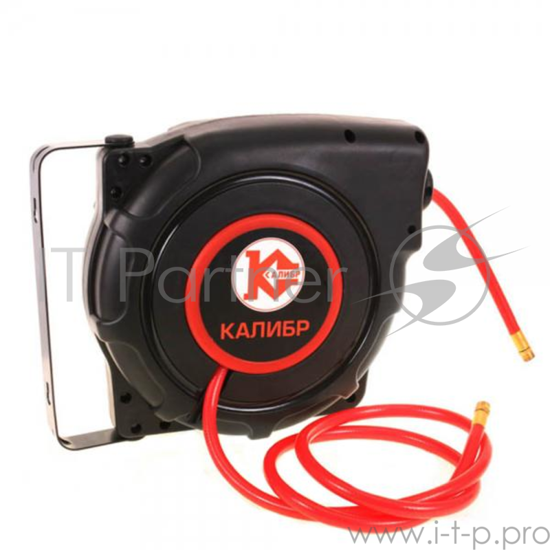 Шланг КАЛИБР 65288 для компрессора полиуретановый на автоматической катушке. 15 м. 12/8 мм. 18 бар