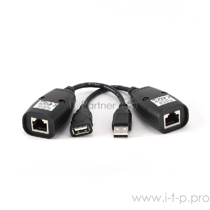 Кабель Gembird UAE-30M USB 2.0 кабель удлинительный AM/AF/RJ45Fx2 по витой паре