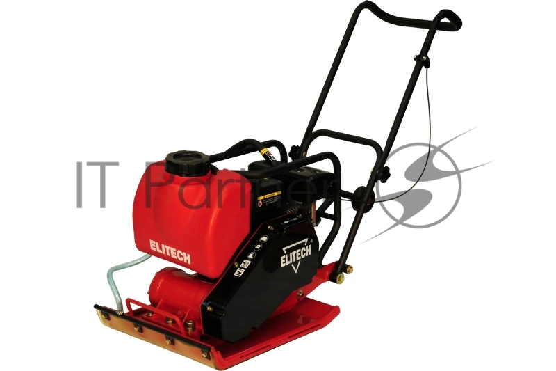 Виброплита ELITECH ПВТ 120БВЛ 6.5лс 632х500мм 16кН 40см 12м/мин 305м2/ч 120кг вода коврик колеса