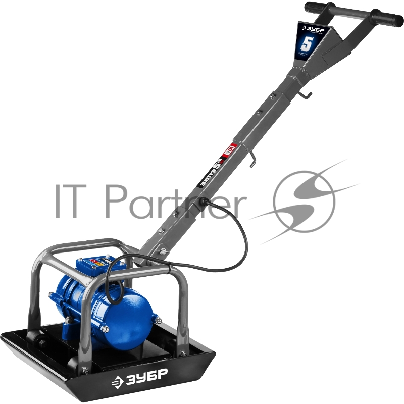 Виброплита электрическая ЗУБР Профессионал ЗВПЭ-5 Г 5 кН 550 Вт 450 м2/ч