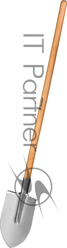 Лопата ЗУБР 39443 ''мастер-нс'' штыковая из нержавеющей стали деревянный черенок