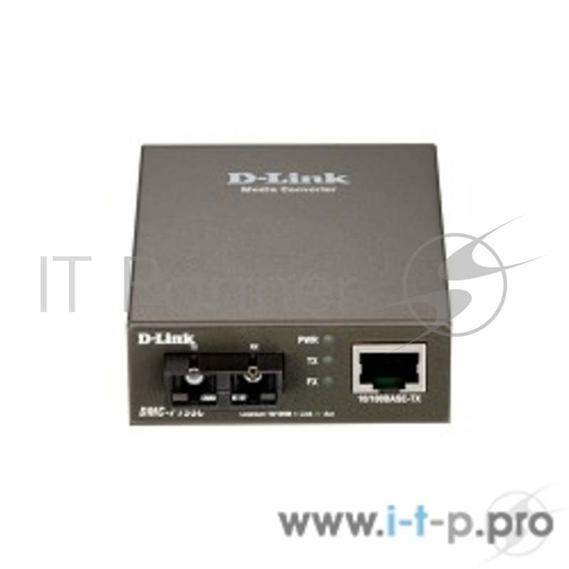 Сетевое оборудование D-Link DMC-F15SC/A1A Медиаконвертер из 100BASE-TX по витой паре в 100BASE-FX по одномодовому волокну (15 км, SC)