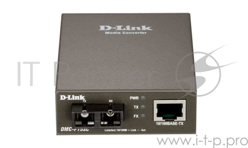 Сетевое оборудование D-Link DMC-F15SC/A1A Медиаконвертер из 100BASE-TX по витой паре в 100BASE-FX по одномодовому волокну (15 км, SC)