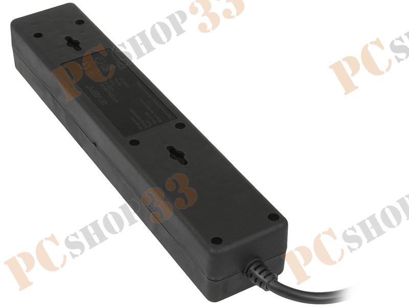 Удлинитель электропитания на 5 розеток Sven Special Base, черный (1.8м) тип IEC C14