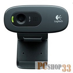 Цифровая камера 960-001063/960-000636 Logitech HD Webcam C270, USB 2.0, 1280*720, 3Mpix foto, Mic, Black