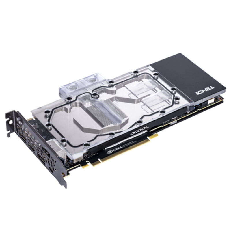 Видеокарты INNO3D RTX 2080 Ti iCHILL FROSTBIT 11GB (1695Mhz / 14.0Gbps) / 11GB GDDR6 / 352-bit / DP+DP+DP+HDMI+USB-C / (C208TB-11D6X-1150FROS) RTL (