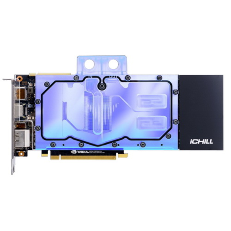 Видеокарты INNO3D RTX 2080 Ti iCHILL FROSTBIT 11GB (1695Mhz / 14.0Gbps) / 11GB GDDR6 / 352-bit / DP+DP+DP+HDMI+USB-C / (C208TB-11D6X-1150FROS) RTL (