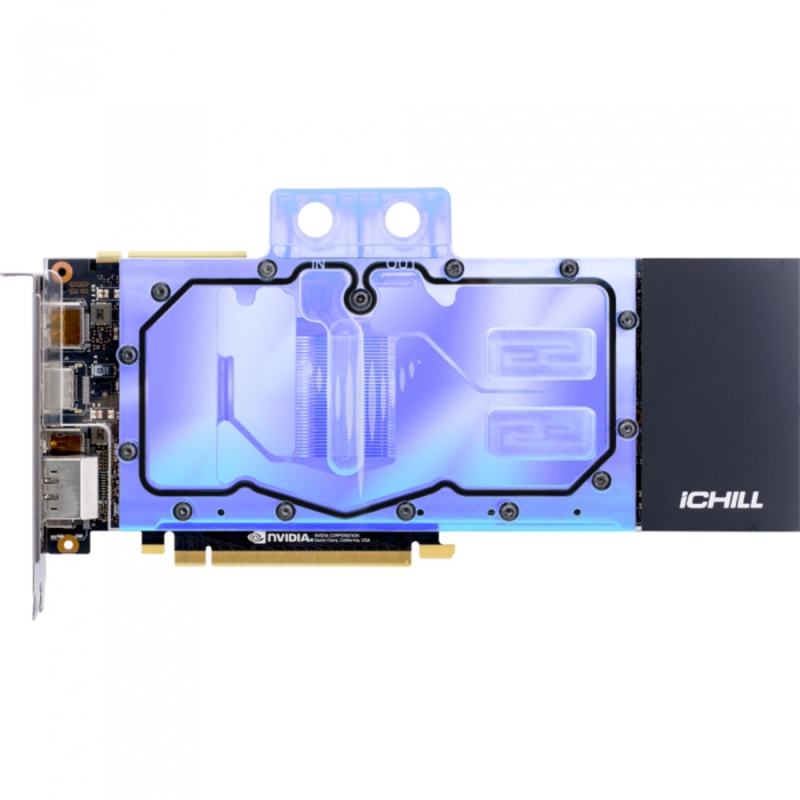 Видеокарты INNO3D RTX 2080 Ti iCHILL FROSTBIT 11GB (1695Mhz / 14.0Gbps) / 11GB GDDR6 / 352-bit / DP+DP+DP+HDMI+USB-C / (C208TB-11D6X-1150FROS) RTL (
