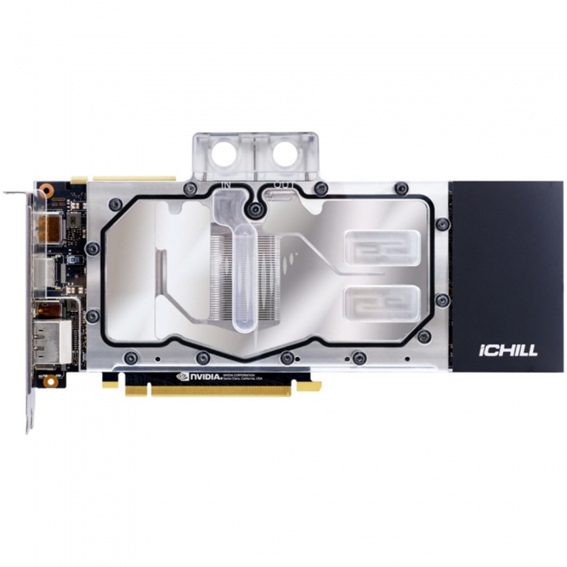 Видеокарты INNO3D RTX 2080 Ti iCHILL FROSTBIT 11GB (1695Mhz / 14.0Gbps) / 11GB GDDR6 / 352-bit / DP+DP+DP+HDMI+USB-C / (C208TB-11D6X-1150FROS) RTL (