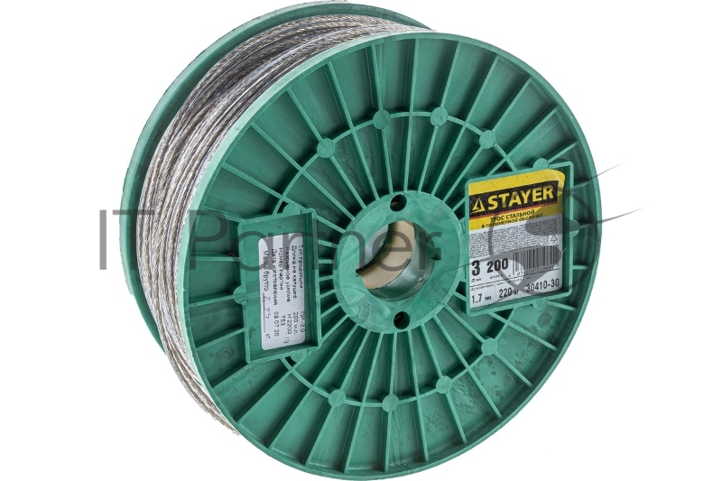 Трос стальной STAYER Masterd=30 мм L=200 м в полимерной оболочке