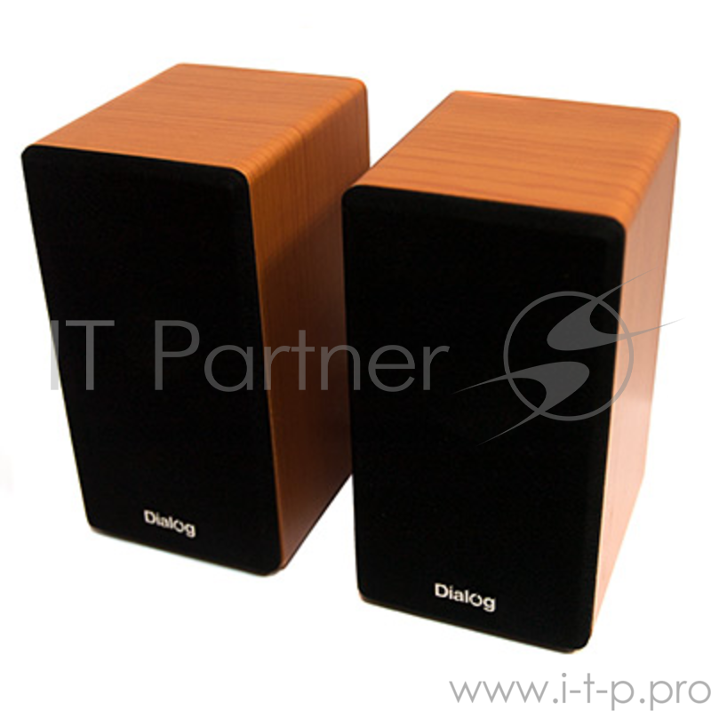 Колонки Dialog AST-20UP WALNUT - акустические колонки 2.0, 6W RMS, ореховые, питание от USB