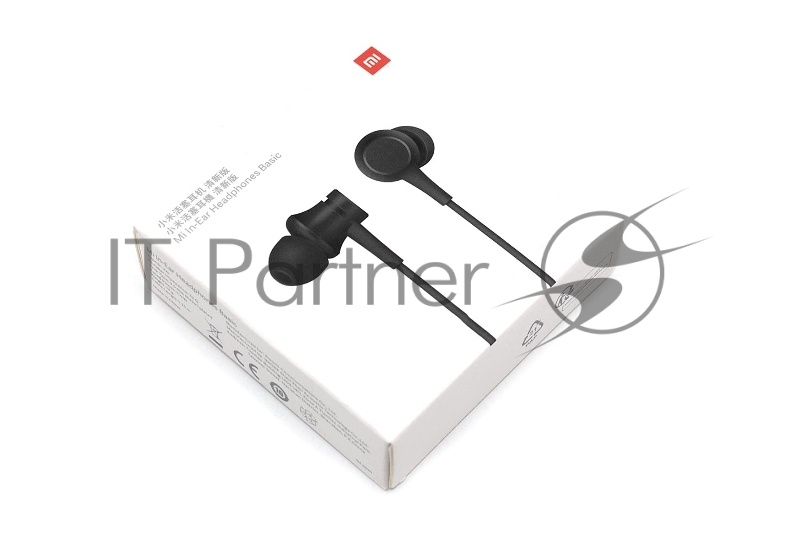 Наушники с микрофоном Xiaomi Mi In-Ear Headphones Basic Black ( HSEJ03JY)