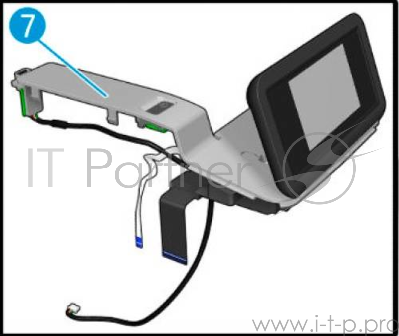 Панель управления (дисплей) в сборе HP DJ T830 MFP (F9A30-67043)