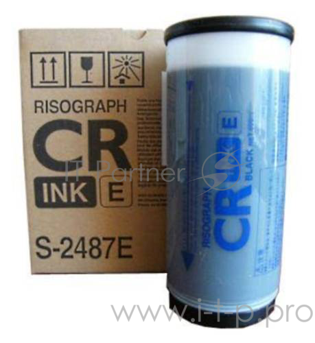 Краска RISO CR Black (800мл) (o) (КРАТНО ДВУМ ШТУКАМ!!!)