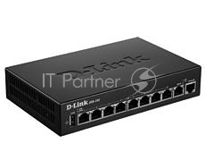 Сетевое оборудование D-Link DSR-250/A1A/A2A/A4A Межсетевой экран 1x10/100/1000Mbps WAN, 8x10/100/1000Mbps LAN, 1xUSB