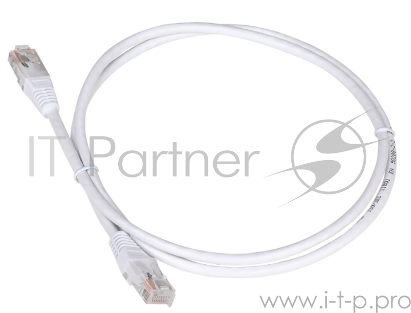 Патч-корд TWT UTP кат.5e, с заливными колпачками, 0.15 м, белый