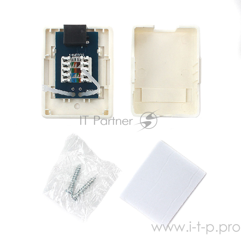 Розетка NA216 RJ-45 кат.6 внешняя 1 порт, 110&Krone