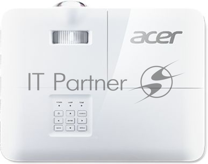 Acer projector S1386WHn, DLP 3D, WXGA, 3600lm, 20000/1, HDMI, RJ45, short throw 0.5, 2.7kg, EURO EME