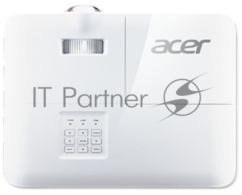 Acer projector S1386WHn, DLP 3D, WXGA, 3600lm, 20000/1, HDMI, RJ45, short throw 0.5, 2.7kg, EURO EME