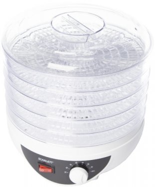 Сушка для фруктов и овощей Scarlett SC-421 5 под. 250 Вт. белый