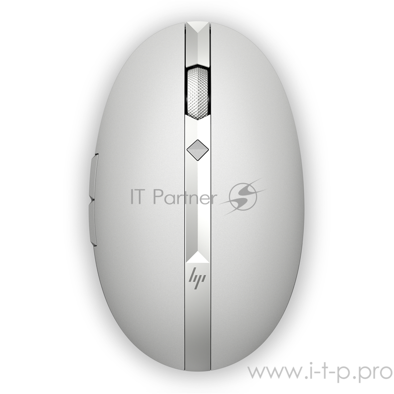 Мышь HP Spectre 700 серебристый лазерная (1200dpi) беспроводная BT USB (5but)