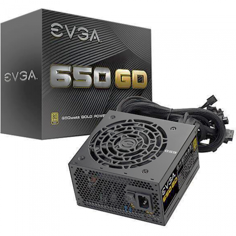 Блок питания Evga 650 GD 100-GD-0650-V2 80+ Gold, 650W RTL{6}