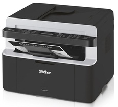 Принтер Brother MFC-1912WR, A4, 32Мб, 20стр/мин, GDI, факс, ADF10, WiFi, USB, лоток 150л, старт.картридж 1000стр (МФУ)