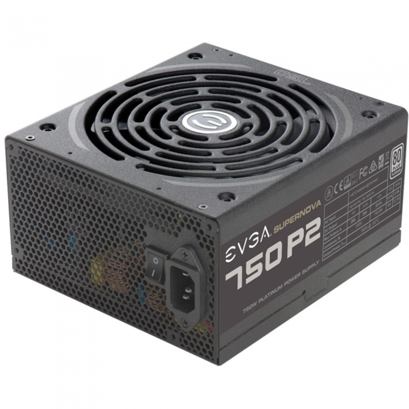 Блок питания Evga SuperNOVA 750 P2 220-P2-0750-X2 750W, 80+ PLATINUM 750W, Fully Modular , EVGA ECO Mode