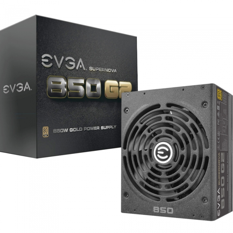 Блок питания Evga SuperNOVA 850 G2 220-G2-0850-X2 850W, 80+ GOLD 850W, Fully Modular, EVGA ECO Mode RTL{4}