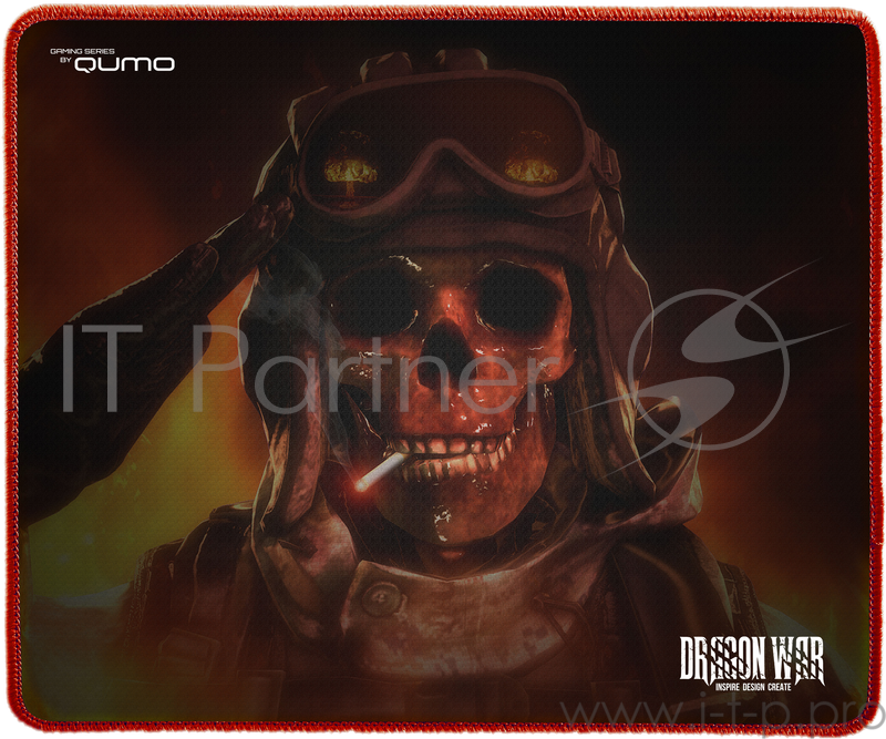 Коврик Qumo Deadly Salute для мыши, 280*230*3 mm