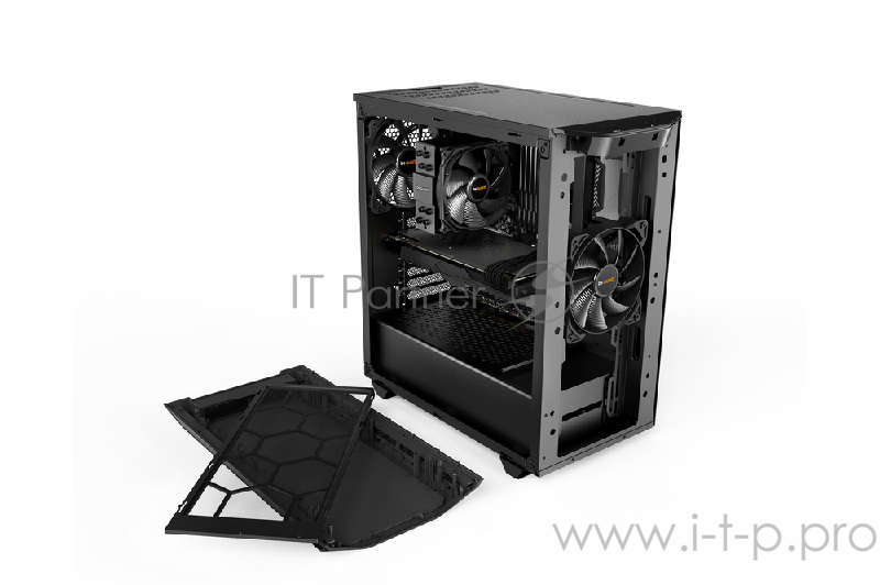 Корпус be quiet! PURE BASE 500 BLACK WINDOW / ATX, tempered glass side panel / 2x Pure Wings 2 140mm / BGW34