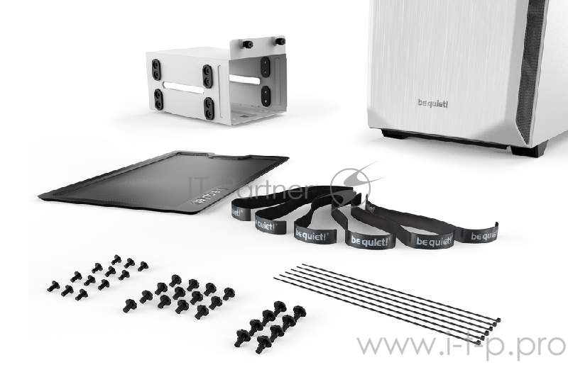 Корпус be quiet! PURE BASE 500 WHITE WINDOW / ATX, tempered glass side panel / 2x Pure Wings 2 140mm / BGW35