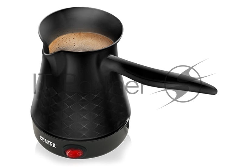 Турка электрическая Centek CT-1097 Black (черный) 200 мл, 1000Вт