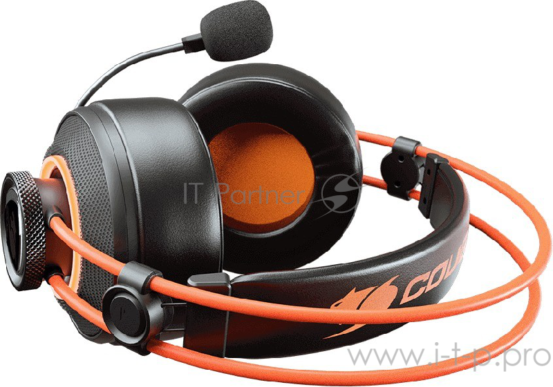 Cougar Immersa Ti игровая гарнитура (40 мм, 100 dB + / - 3 dB, 32 Ом, Jack 3.5 мм, USB)