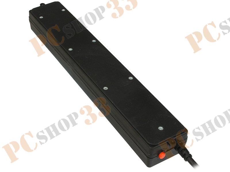 Сетевой фильтр на 5 розеток Power Cube, черный (1.9м)