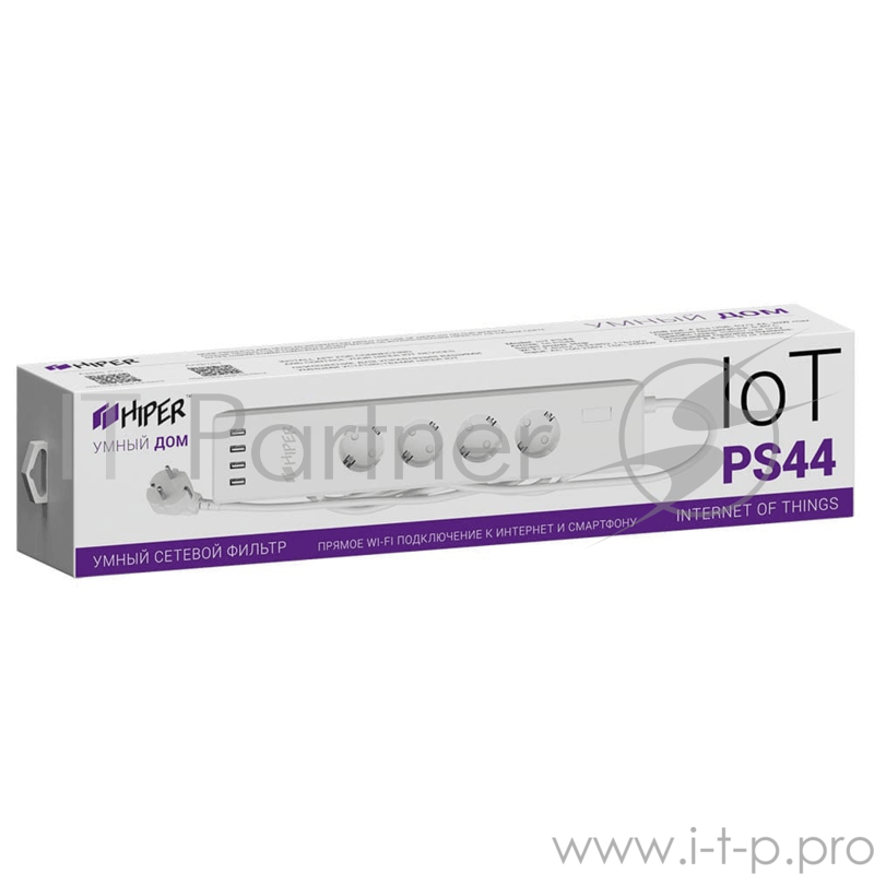 Умный сетевой фильтр HIPER IoT PS44