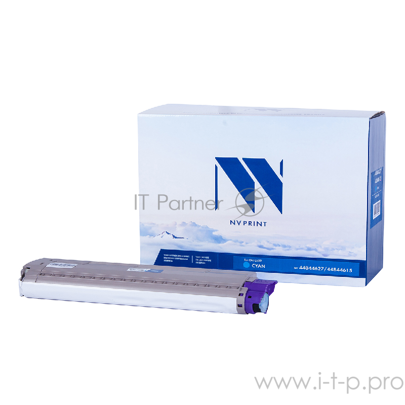 Картридж NVPrint совместимый Oki 44844627/44844615 Cyan для C822 (7300k)